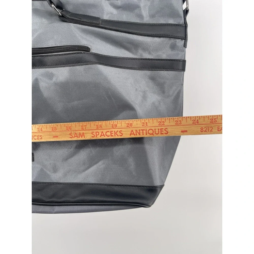 Kenneth‎ Cole Gray Black Weekender Travel Duffel Tote Bag New With Tag